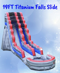 Wet Rental 19FT Titanium Falls Slide